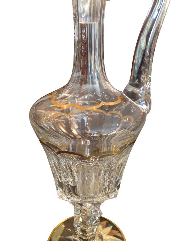 Pair of St. Louis Crystal Decanters, Excellence Design, SOLD EACH 3
