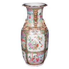 Pair Chinese Porcelain Famille Rose Vases