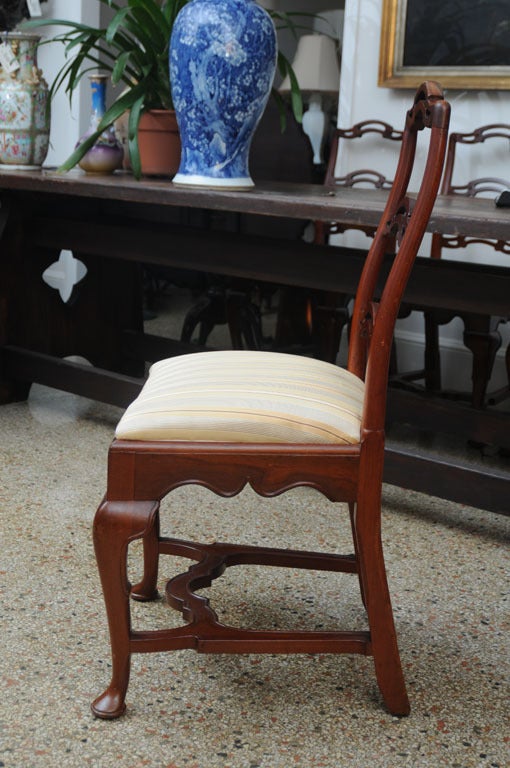 Pair of American Mahogany Side, Pull Up  Chairs, 19th century, WILL SPLIT For Sale 1