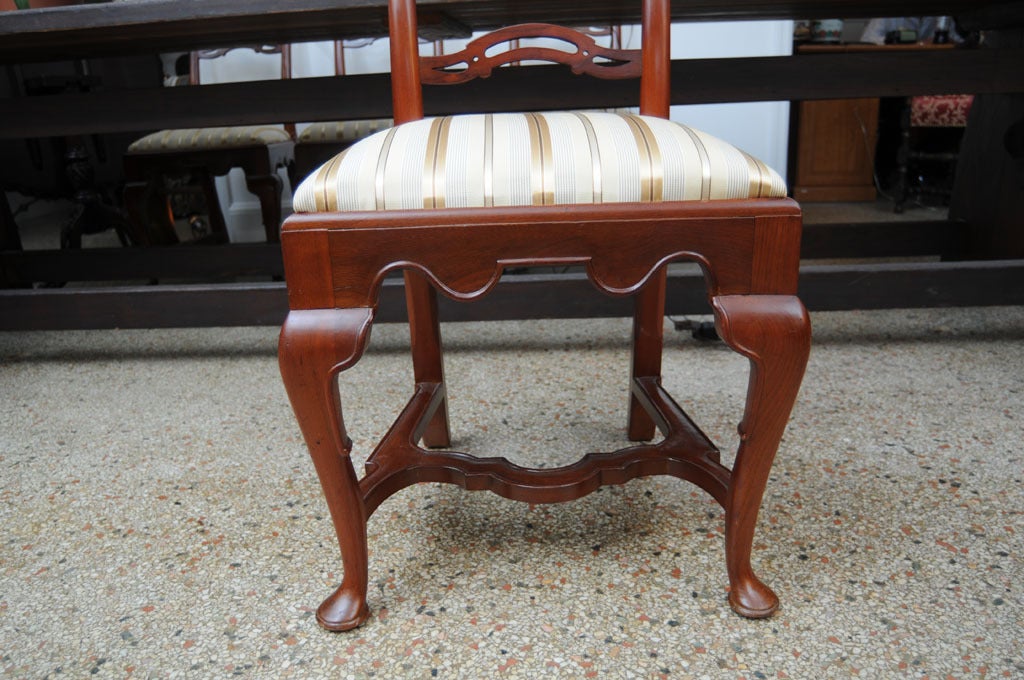 Pair of American Mahogany Side, Pull Up  Chairs, 19th century, WILL SPLIT For Sale 4