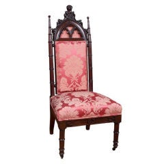 American Gothic Pull Up, Occassional Side Chair, 19th Century