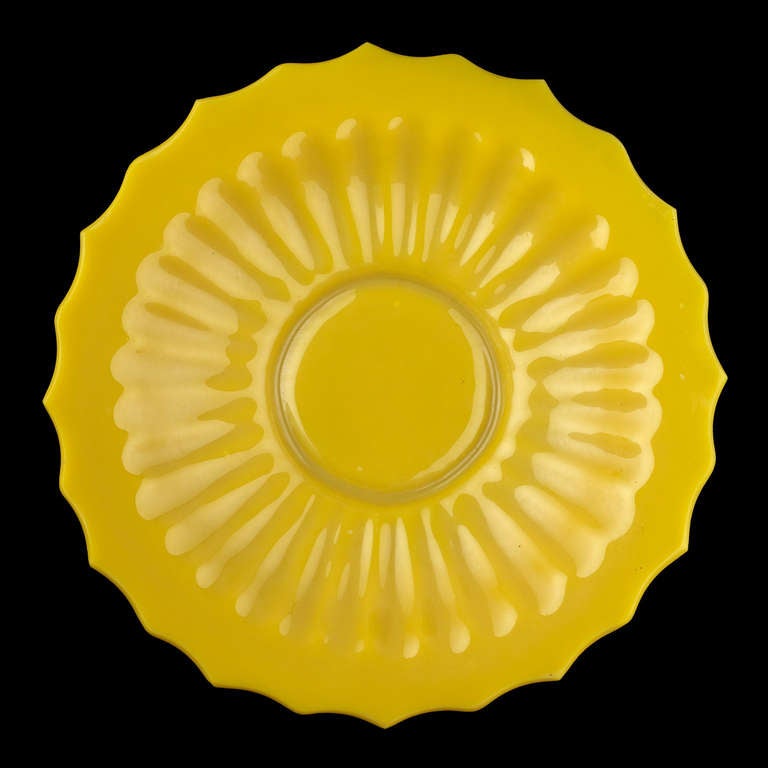 Yellow Glass Charger