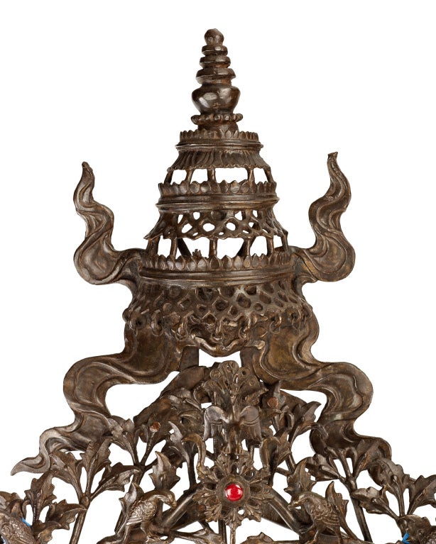 19th Century A large and impressive Nepalese bronze altar group
