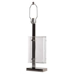 Mid Century Modern Pierre Cardin Lucite Table Lamp 11