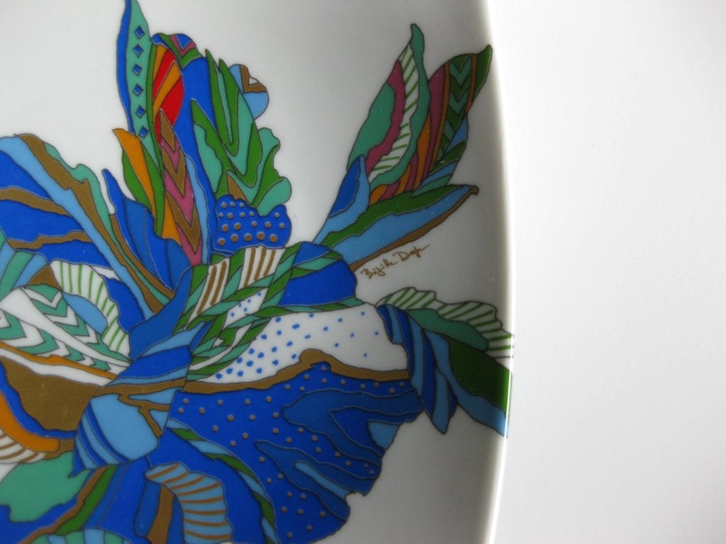 Brigette Deoge for Rosenthal, Germany Mid Century Serving  Dish or Plate  For Sale 3