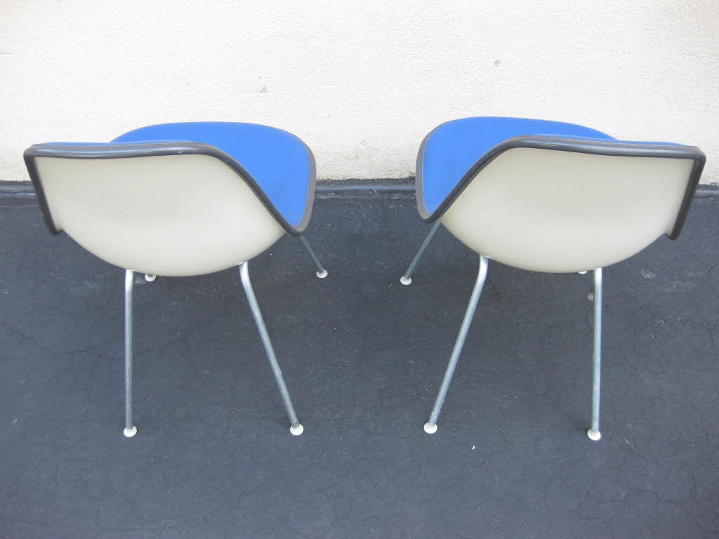 PVC Pair of Herman Miller Shell Chairs For Sale