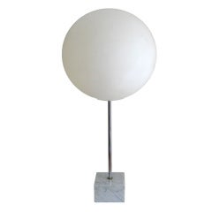 Robert Sonneman 1960s Mod Oversized Globe Table Lamp