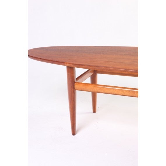 mid century surfboard coffee table