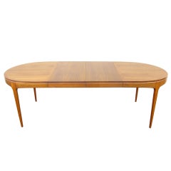 Walnut Dining Table by LANE 2 leaves to seat 4 - 8