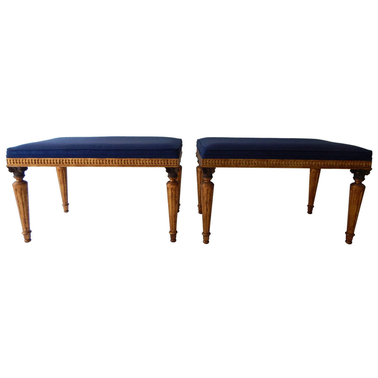 Pair of Neoclassic Benches