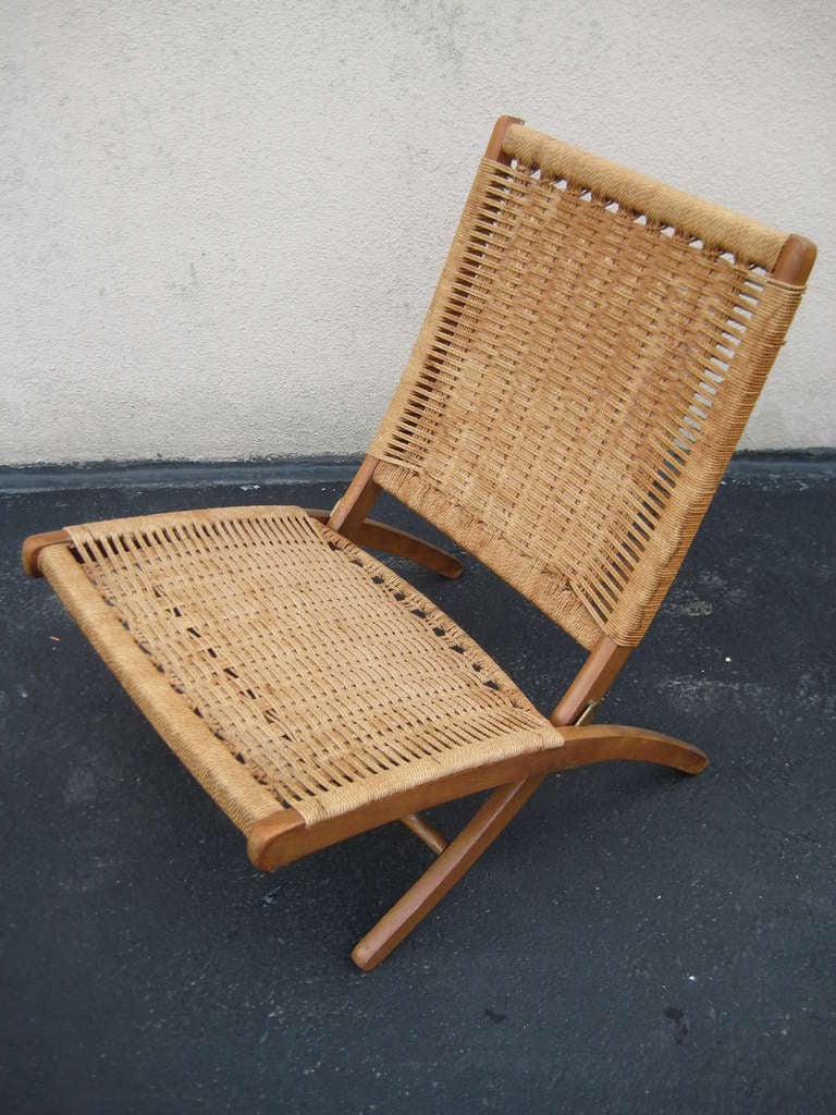 hans wegner woven chair