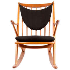 Frank Reenskaug for Bramin, 1958 Danish Modern Rocking Chair