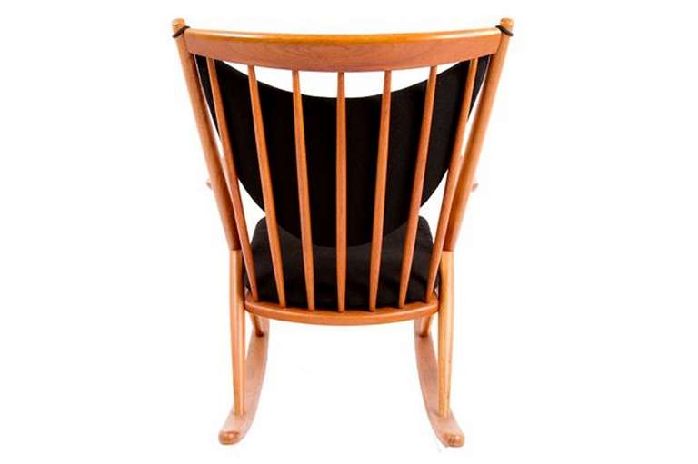 Frank Reenskaug for Bramin, 1958 Danish Modern Rocking Chair In Excellent Condition In New York, NY