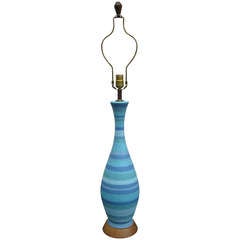 1960s Tall Ceramic Table Lamp 12