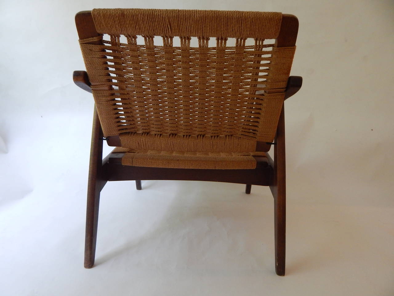 Hans Wegner Style Woven Chair 1
