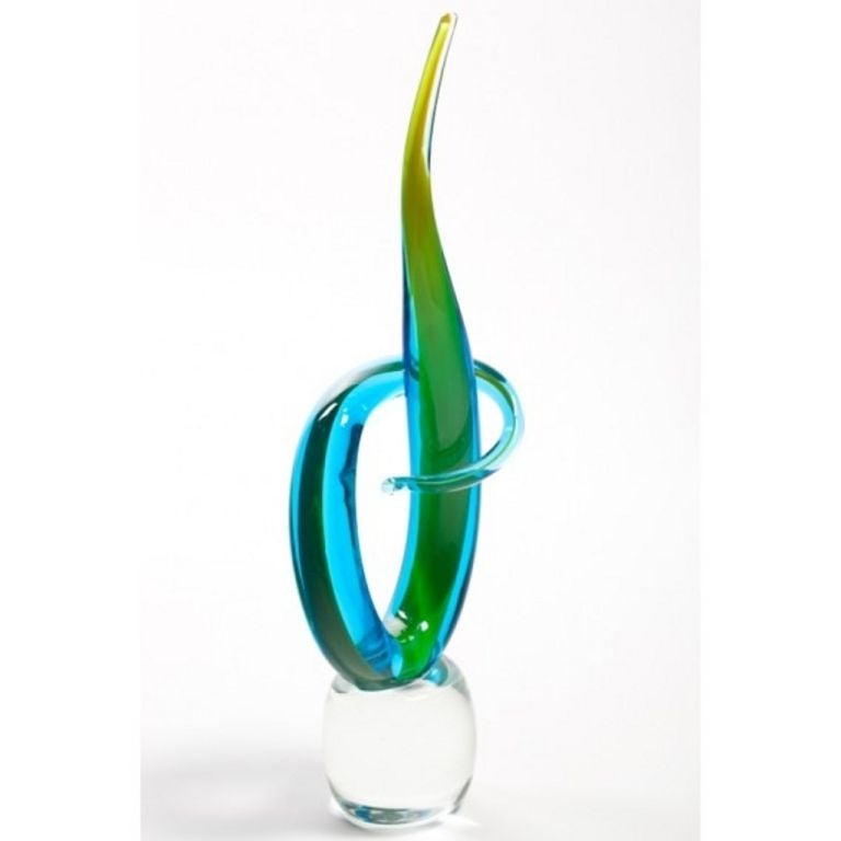 Mid Century Murano Art Glass Table Sculpture at 1stdibs