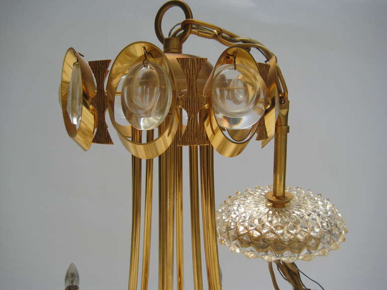 20th Century Midcentury 1960 Crystal Chandelier by Palwa