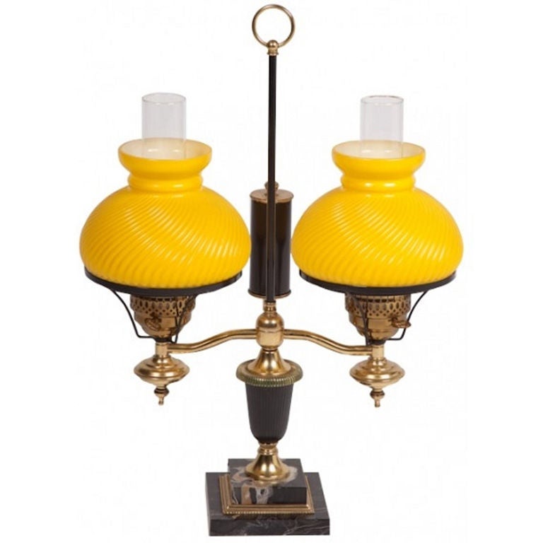 1960s Reproduction of  Antique Student Lamp