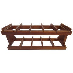 Danish Teak Wine Rack