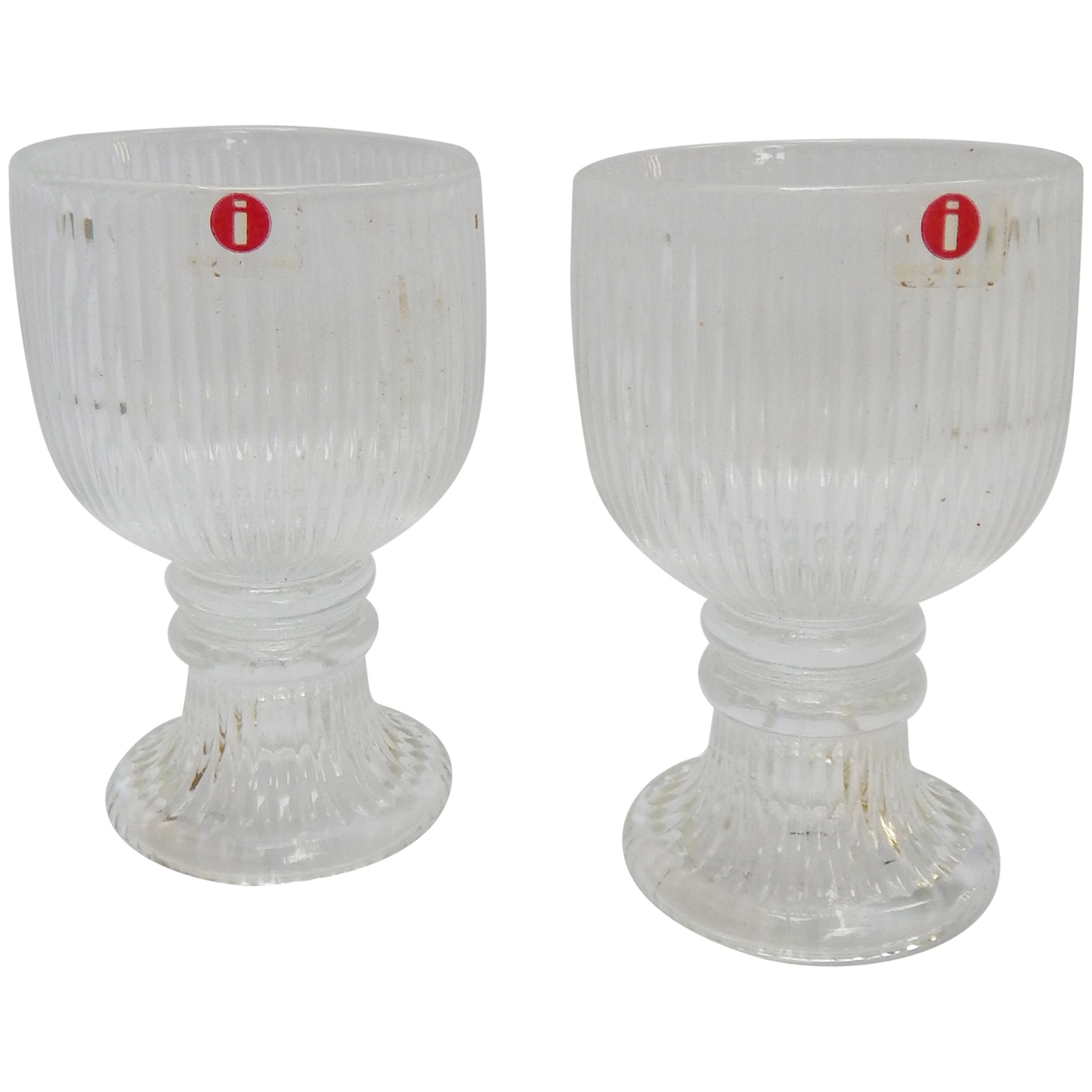 Pair of Iittala Glasses, Finland For Sale