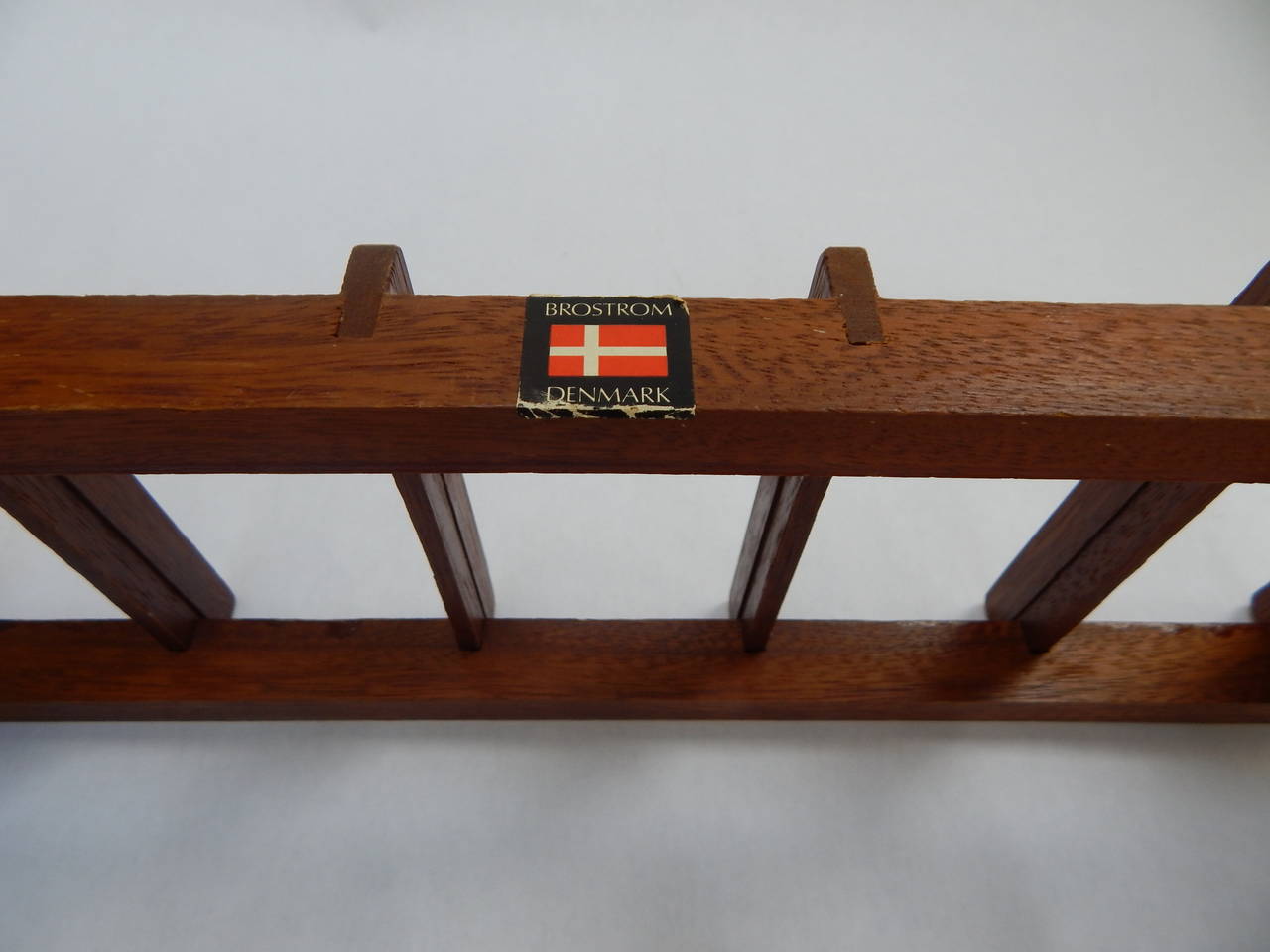 Scandinavian Modern Danish Teak Wine Rack