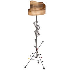 1950s Frederick Weinberg Sculptural Floor Lamp