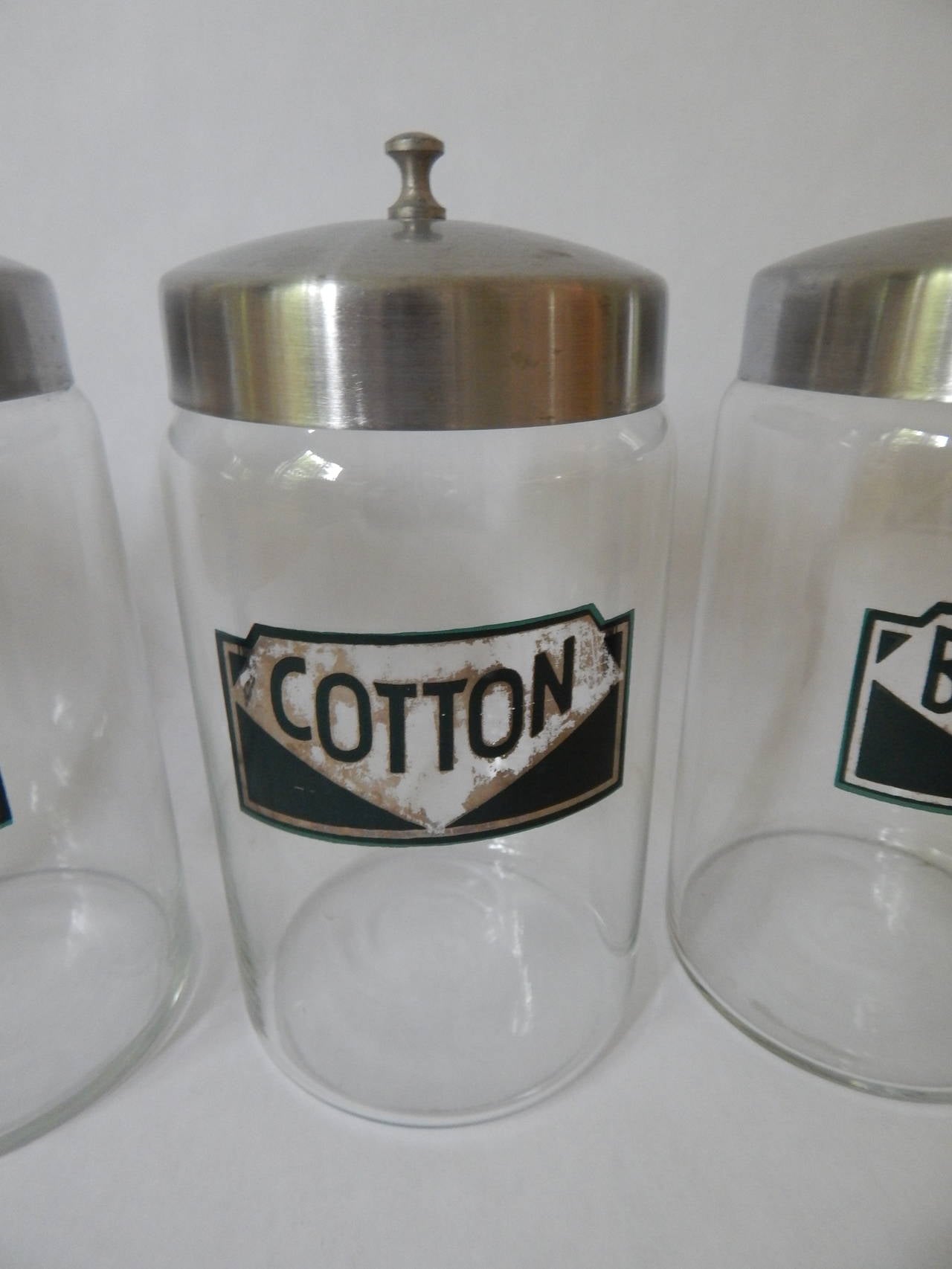 20th Century Set of Five Apothecary Jars