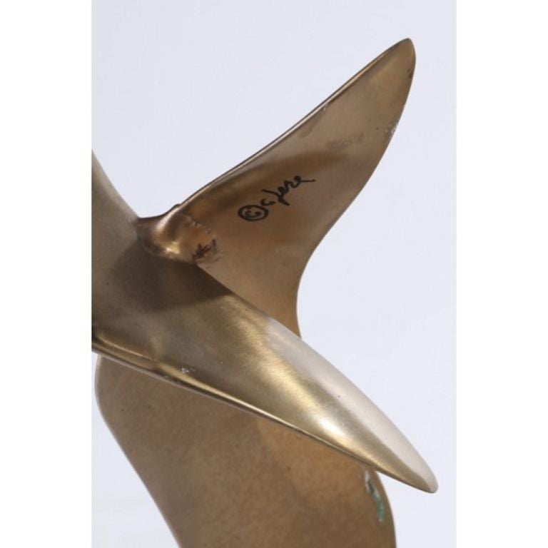 American Curtis Jere Sculpture of Flying Seagulls