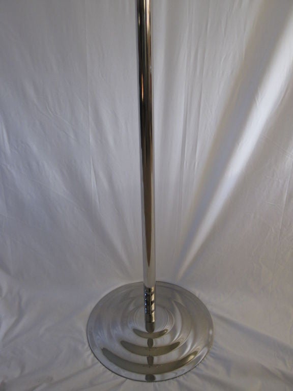 Mid-20th Century Large Art Deco Chromed Steel Commercial Industrial Coat Rack For Sale