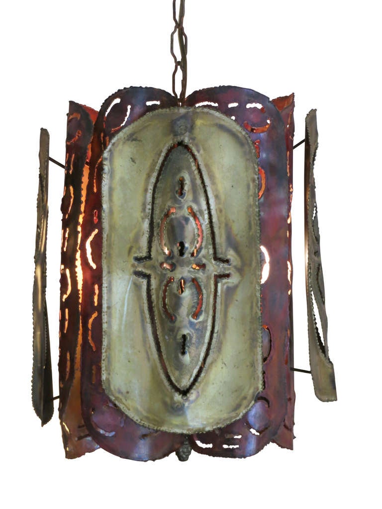 Brutalist Tom Greene Pendant For Sale