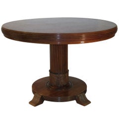 French Art Deco Pedestal Table French Art Deco Pedestal Table