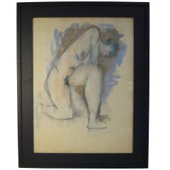 Hans Burkhardt Kneeling Woman