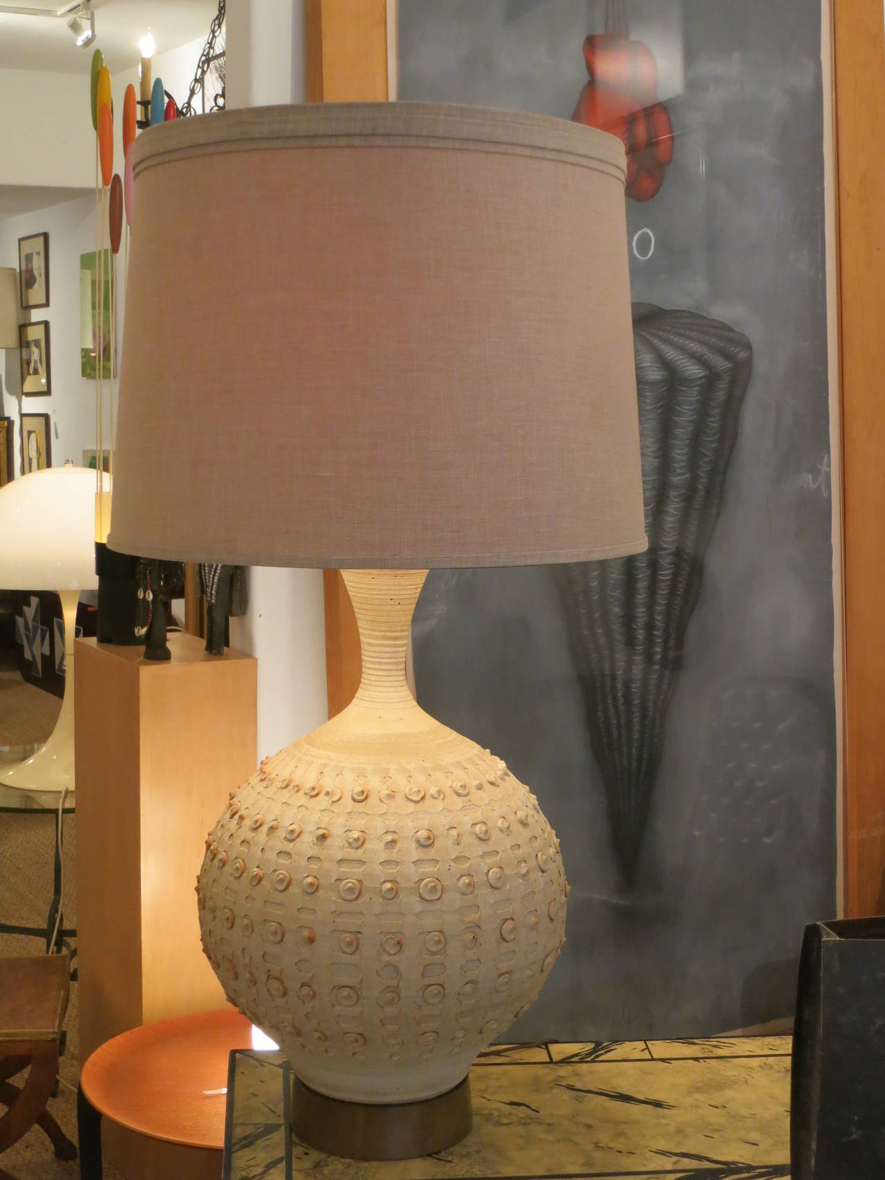 Bob Kinzie Pottery Lamp 1
