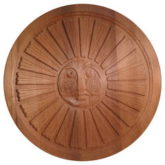 Forms and Surfaces Carved Sun