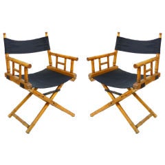Pair of French Campaign Chairs