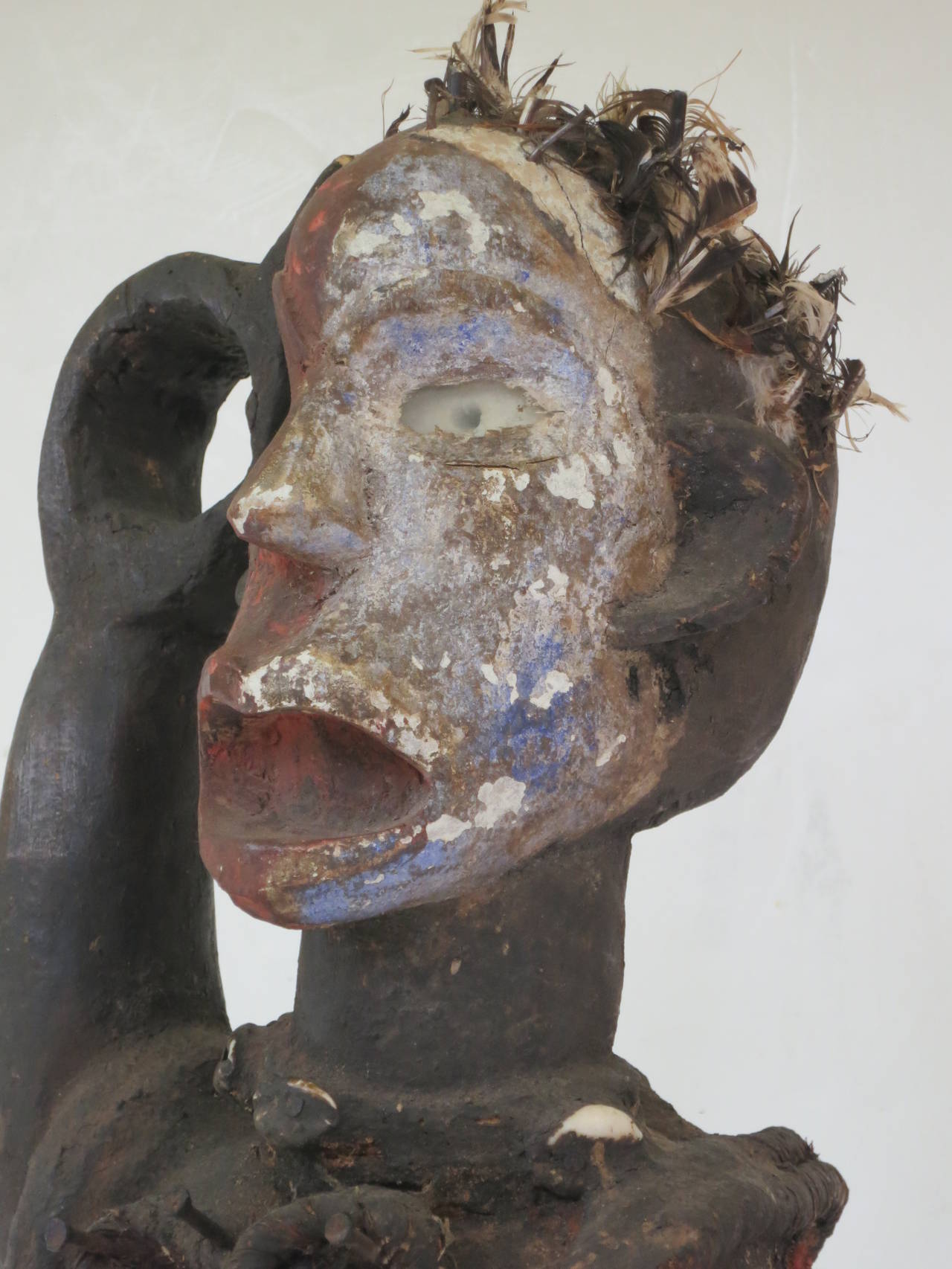 Congolese African Yombe Fetish Figure For Sale