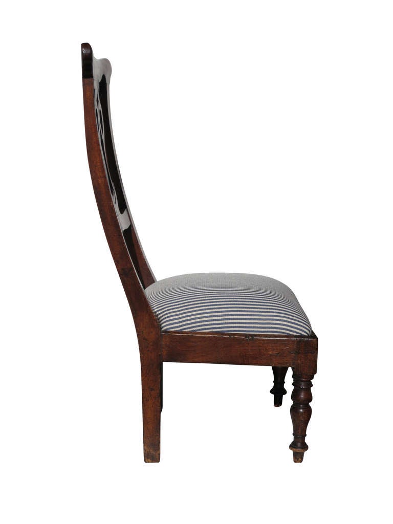 American 18th c. Tall Chair In Excellent Condition For Sale In Montecito, CA