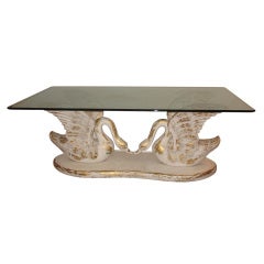 Italian Carved Wood Dining Table