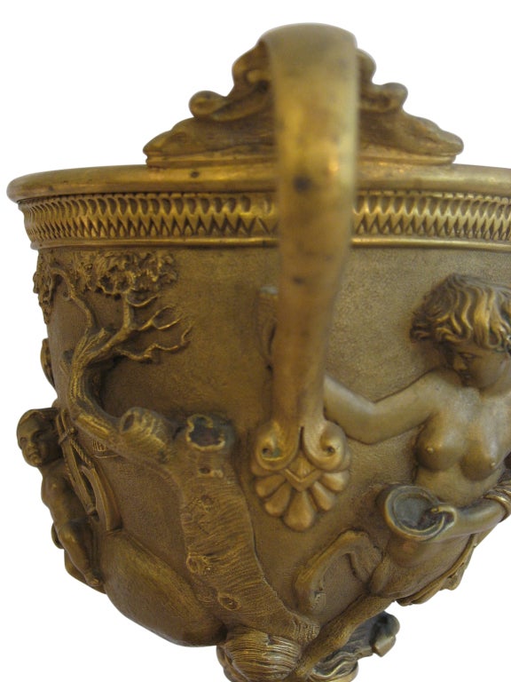French Gilt Bronze Urn 1