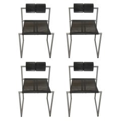 Set of Four Mario Botta Seconda Chairs