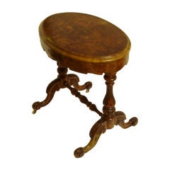 Walnut side table