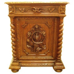 Carved French chest