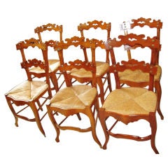 Antique Swiss side chairs