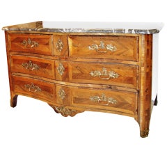 Marble-topped commode