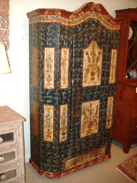 Painted armoire