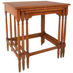 Set of Three Nesting Tables by Hekman 5