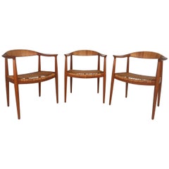 Mid-Century Modern Matching Set of "The Round Chair" by Hans J. Wegner