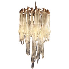 Magnificent Drip Glass Chandelier by Zero Quattro