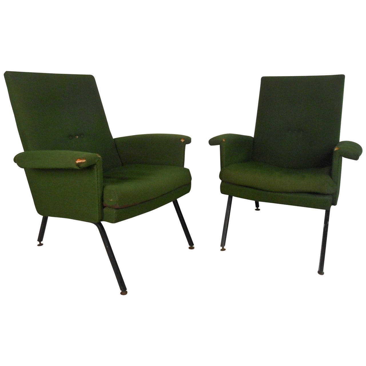 Vintage Italian Modern Lounge Chairs