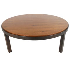 Large Midcentury Rosewood Coffee Table from Directional